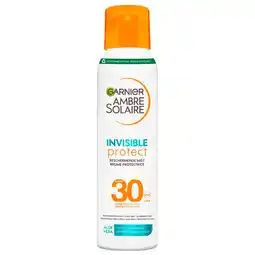 Kruidvat Garnier Ambre Solaire Invisible Protect SPF30 Beschermende Mist aanbieding