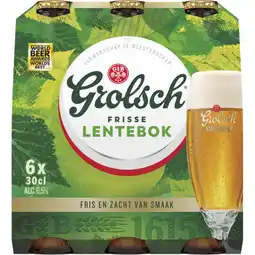 Albert Heijn Grolsch Lentebok speciaalbier 6 pack aanbieding