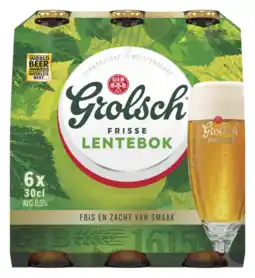 Albert Heijn Grolsch Lentebok speciaalbier 6 pack aanbieding