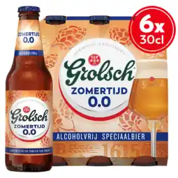 Albert Heijn Grolsch Zomertijd 0.0 speciaalbier 6-pack aanbieding