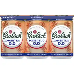 Albert Heijn Grolsch Zomertijd 0.0 6-pack aanbieding