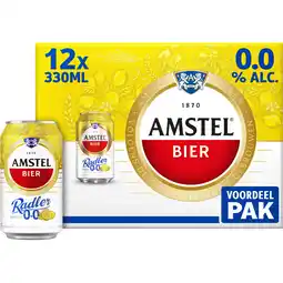 Albert Heijn Amstel Radler citroen 0.0 12-pack aanbieding