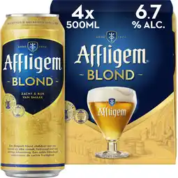 Albert Heijn Affligem Blond 4-pack aanbieding
