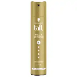 Albert Heijn Taft Hairspray mega strong aanbieding