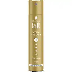 Albert Heijn Taft Hairspray mega strong aanbieding