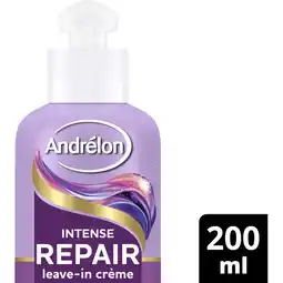Albert Heijn Andrélon Intense repair leave-in crème aanbieding