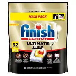 Albert Heijn Finish Ultimate plus lemon vaatwastabletten aanbieding