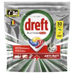 Albert Heijn Dreft Platinum plus vaatwastabletten citroen aanbieding