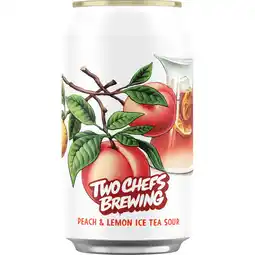 Albert Heijn Two Chefs Brewing Peach & lemon ice tea sour aanbieding