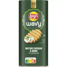Albert Heijn Lay's Wavy mature cheddar & onion snackbox aanbieding