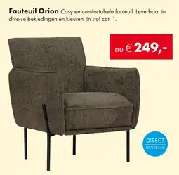 Woonsquare Fauteuil Orion aanbieding
