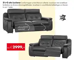 Woonsquare 312+2 zits Luciano aanbieding