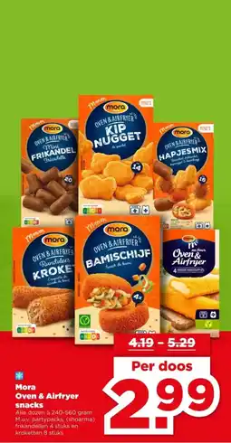 PLUS Mora Oven & Airfryer snacks aanbieding