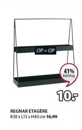 Regnar Etagère aanbieding bij Jysk