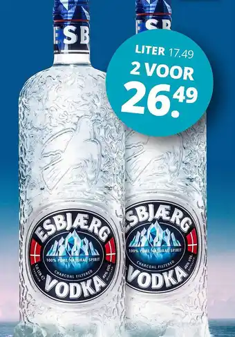 Mitra VODKA ESDIERG aanbieding