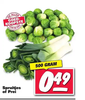 Nettorama Spruitjes of Prei aanbieding