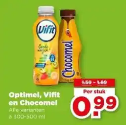 PLUS Optimel, Vifit en Chocomel aanbieding