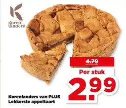 PLUS Korenlanders van PLUS Lekkerste appeltaart aanbieding