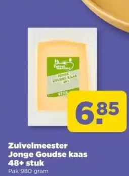 PLUS Zuivelmeester Jonge Goudse kaas 48+ aanbieding