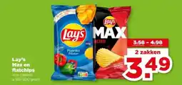 PLUS Lay's Max en flatchips aanbieding