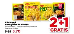 PLUS Alle Maggi Maaltijdmix en noedels aanbieding