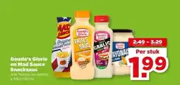 PLUS Gouda's Glorie en Mad Sauce Snacksaus aanbieding