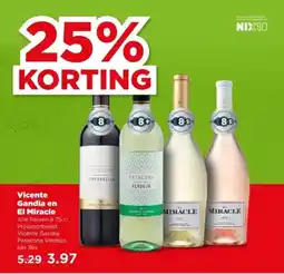 PLUS Vicente Gandia en El Miracle aanbieding