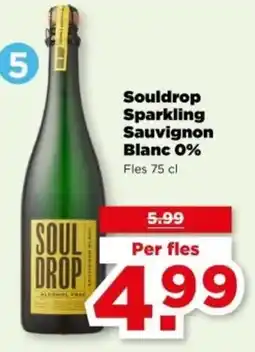 PLUS Souldrop Sparkling Sauvignon Blanc 0% aanbieding