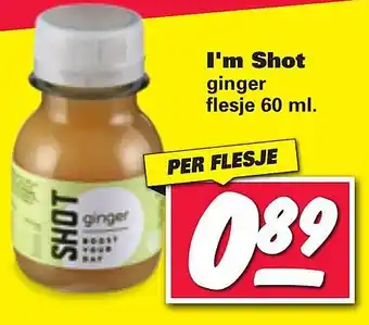 Nettorama I'm Shot ginger aanbieding