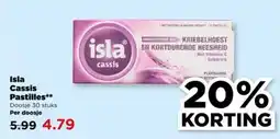 PLUS Isla Cassis Pastilles aanbieding