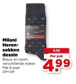 PLUS Milani Heren sokken aanbieding