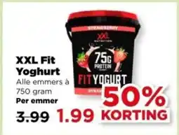 PLUS XXL Fit Yoghurt aanbieding