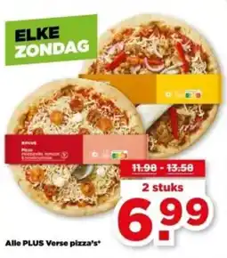 PLUS Alle PLUS Verse pizza's aanbieding
