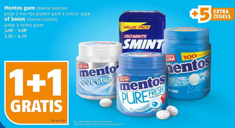 Poiesz Mentos gum aanbieding