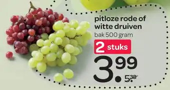 Spar Pitloze Rode Of Witte Druiven aanbieding