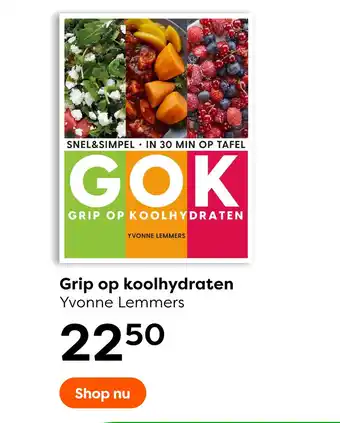 The Read Shop Grip op koolhydraten Yvonne Lemmers aanbieding