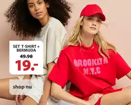 terStal SET T-SHIRT + BERMUDA aanbieding