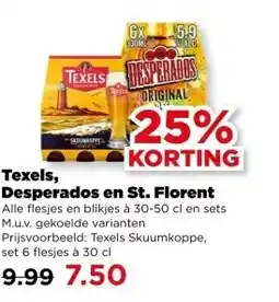 PLUS Texels, Desperados en St. Florent aanbieding