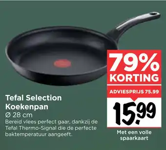 Vomar Voordeelmarkt Tefal Selection Koekenpan aanbieding