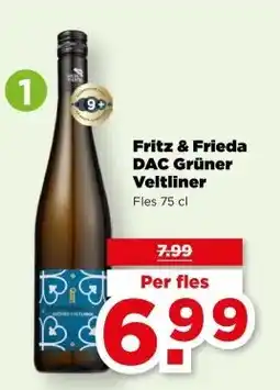 PLUS Fritz & Frieda DAC Grüner Veltliner aanbieding