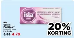 PLUS Isla Cassis Pastilles** aanbieding