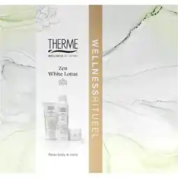 Albert Heijn Therme Zen white lotus scrub & butter & foam aanbieding