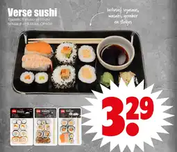 Dirk Verse sushi aanbieding
