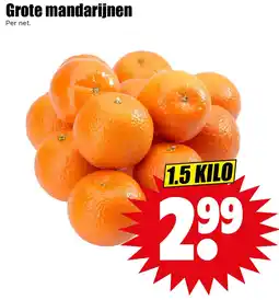 Dirk Grote mandarijnen aanbieding