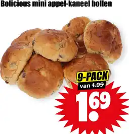 Dirk Bolicious mini appel-kaneel bollen aanbieding