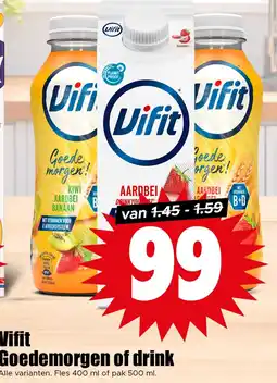 Dirk Vifit Goedemorgen of drink aanbieding