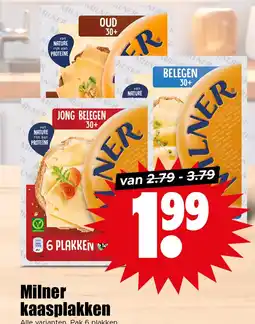 Dirk Milner kaasplakken aanbieding
