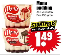 Dirk Mona pudding aanbieding