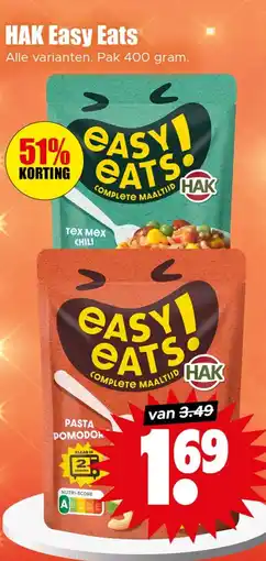 Dirk HAK Easy Eats aanbieding