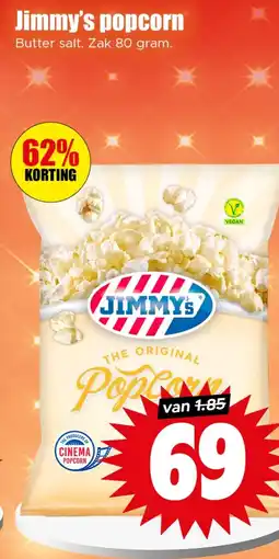 Dirk Jimmy's popcorn aanbieding